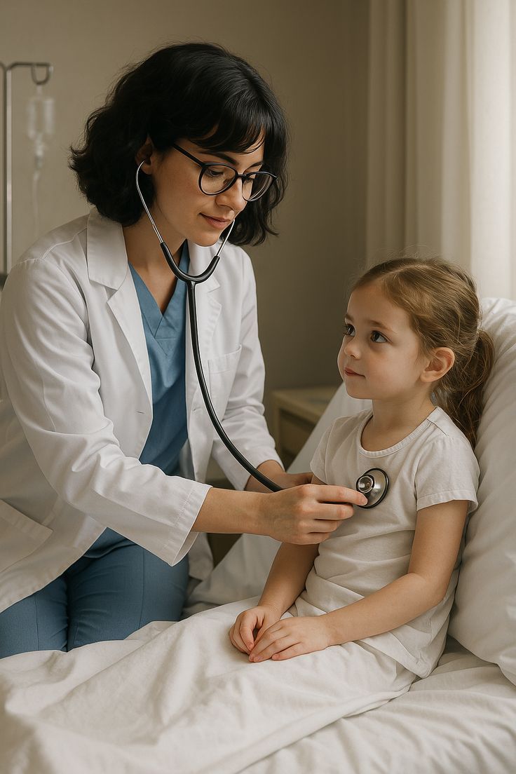 Doctor checking children acupresure AcuHealth therapy center