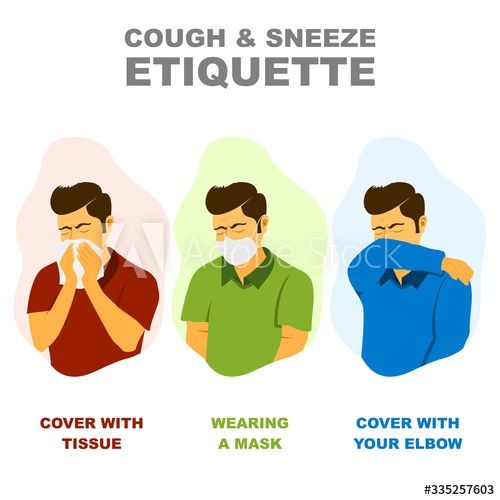 Acupressure for infection relief (cover cough & sneezes)